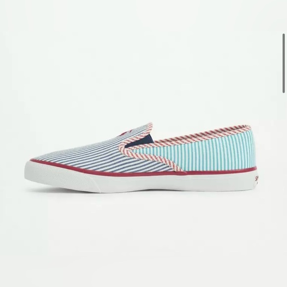 Sperry x Brooks Brothers "Seersucker" Slip On Men’s Size 8.5 NWOB - Picture 3 of 10